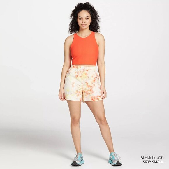 NWT Alpine Design Floral Camp 4” Shorts Pull-On Lightweight Red Yellow UPF30 XL - Picture 4 of 13